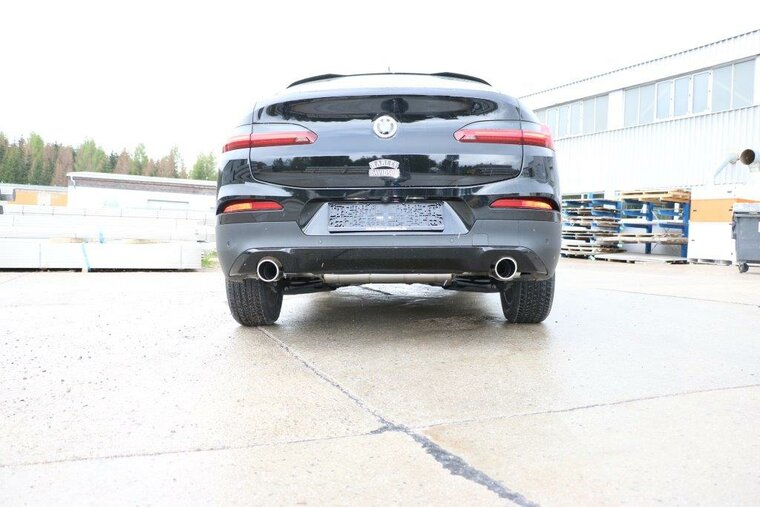 Fox Sportuitlaat BMW X3 G01/ X4 G02 - 20i Achterdemper dwarsuitgang rechts/links - 1x90 Type 16 rechts/links