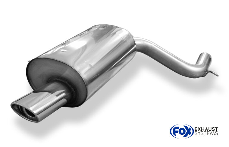 Fox Sportuitlaat Volvo XC90 achterdemper - 115x85 Type 33