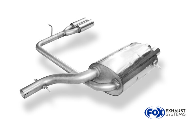 Fox Sportuitlaat Volvo XC90 I Achterdemper, dubbele uitlaat rechts/links - 2x76 Type 13 rechts/links