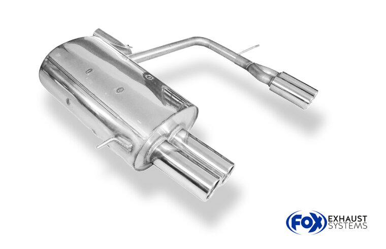 Fox Sportuitlaat Volvo XC90 I Achterdemper, dubbele uitlaat rechts/links - 2x76 Type 13 rechts/links