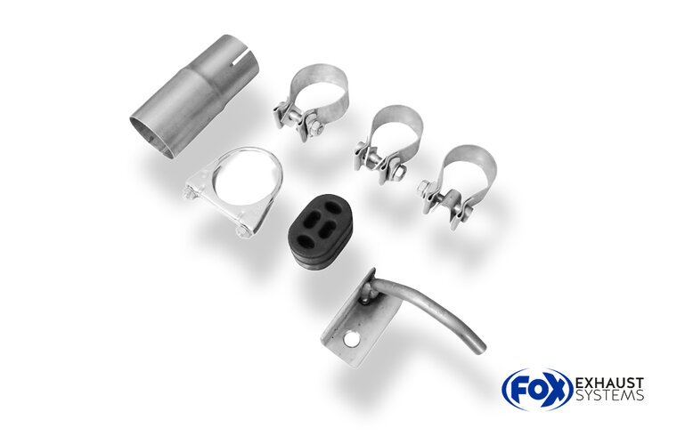 Fox Sportuitlaat Volvo XC90 achterdemper, dubbele uitlaat rechts/links - 140x90 type 33 rechts/links