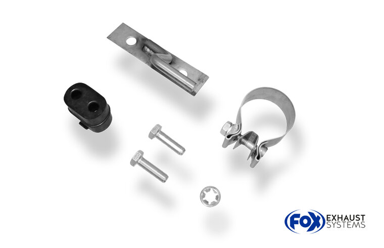 Fox Sportuitlaat Uitlaatsysteem Mercedes X-Klasse 4matic, rechter uitlaat op het voertuig - 2x115x85 type 38 rechts
