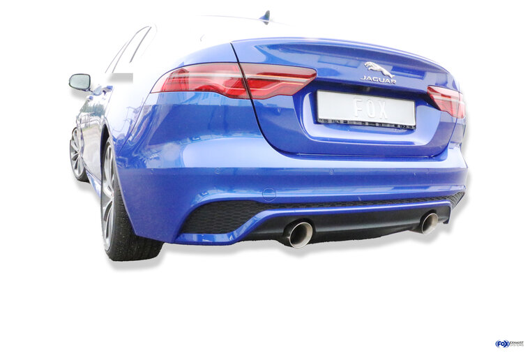 Fox Sportuitlaat Jaguar XE achterdemper rechts/links - 1x100 type 25 rechts/links