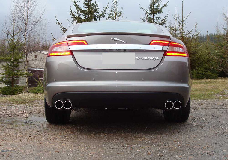 Fox Sportuitlaat Jaguar XF CC9 achterdemper rechts/links - 2x90 type 16 rechts/links