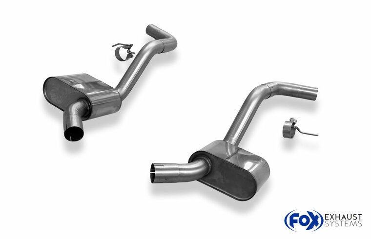 Fox Sportuitlaat Jaguar XK8/ XKR Type QEV/ QDV middendemper rechts/links &Oslash;63,5
