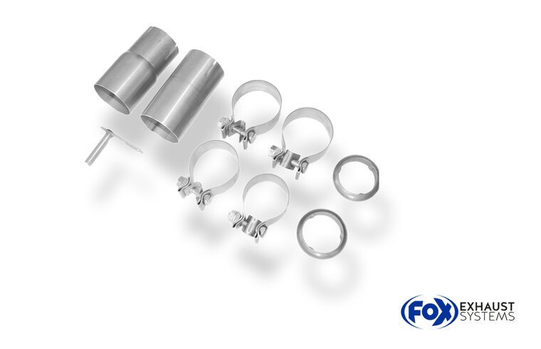 Fox Sportuitlaat Skoda Yeti 5L - Voorwielaandrijving, achterdemper, uitlaat rechts/links - 160x80 type 53 rechts/links
