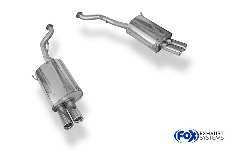 Fox Sportuitlaat BMW Z3 M achterdemper rechts/links - 2x76 Type 13 rechts/links