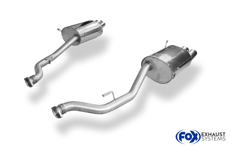 Fox Sportuitlaat BMW Z3 M achterdemper rechts/links - 2x76 Type 13 rechts/links