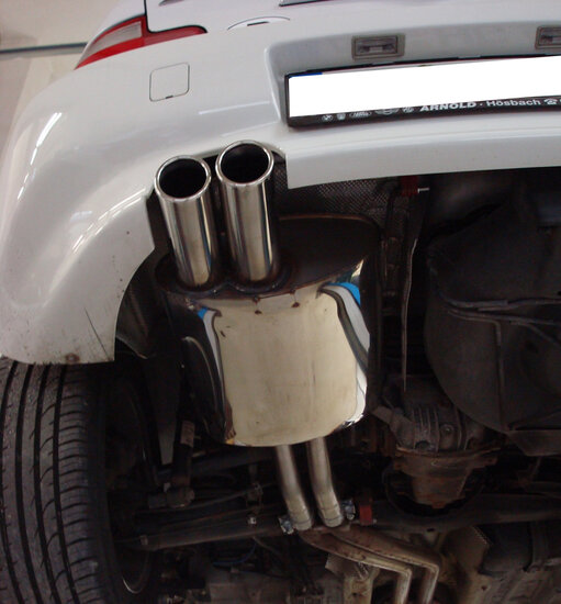 Fox Sportuitlaat BMW Z3/Z3 Coup&eacute; 3.0l Achterdemper - 2x80 Type 17