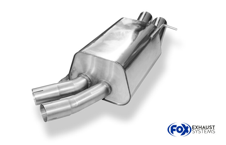 Fox Sportuitlaat BMW Z4 E89 - sDrive 23i Achterdemper - 2x80 Type 16