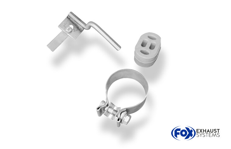 Fox Sportuitlaat Opel Zafira B OPC achterdemper, rechter/linker uitlaat - 1x90 Type 25 rechts/links