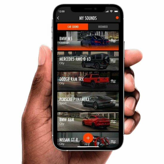 THOR Electronic Exhaust app voor Active Sound System