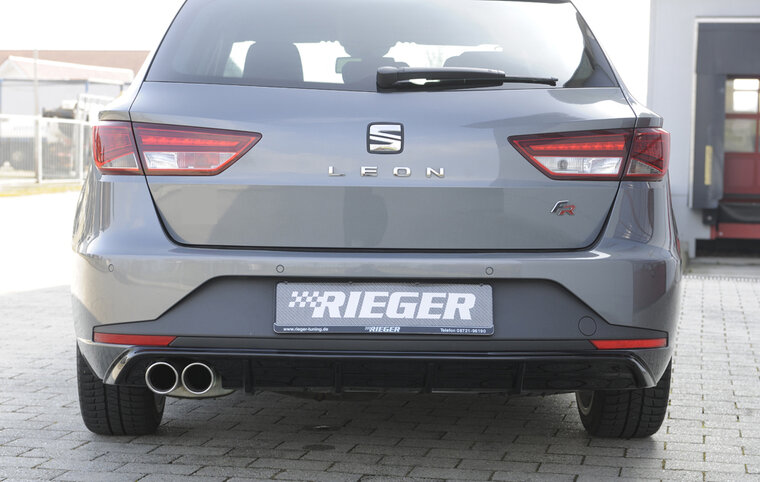 Rieger Tuning diffuser Glanzend Zwart Seat Leon FR ST 5F