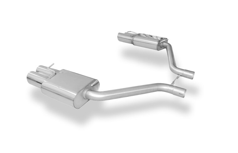 Fox Sportuitlaat Chrysler 300C 3.5L Achterdemper Rechts/Links Dubbele Pijp - 2x100 Type 17 Rechts/Links
