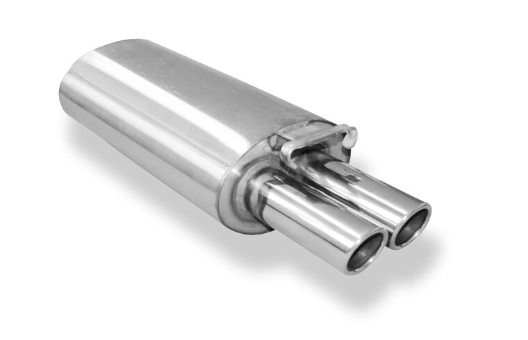 Fox Sportuitlaat Audi 100/A6 quattro Type C4 achterdemper - 2x70 Type 16