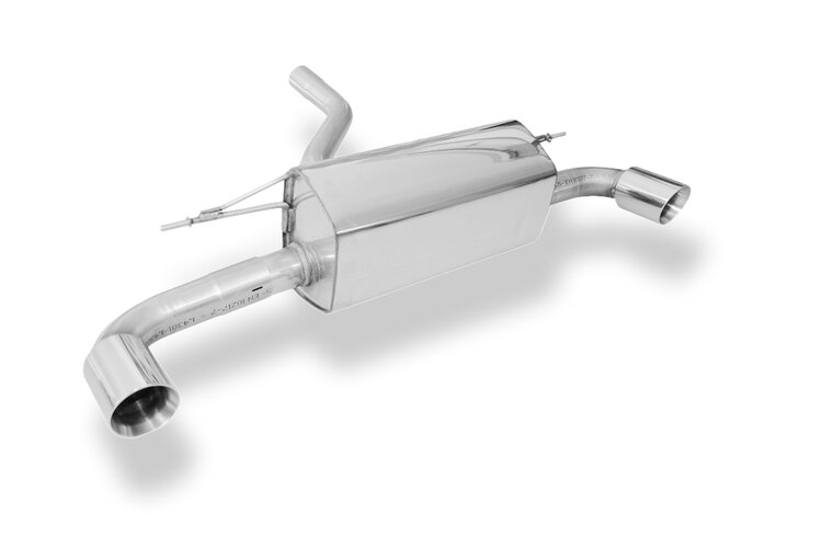 Fox Sportuitlaat FOX sportuitlaat geschikt voor BMW F20/F21 - 120d achterdemper dwarsuitgang rechts/links - 1x90 type 25 rechts/links