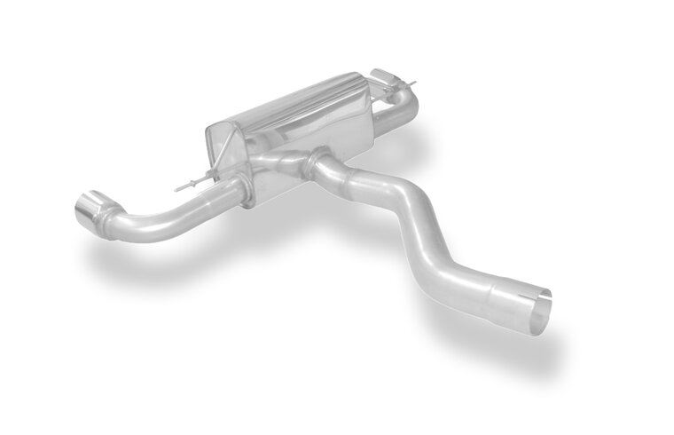Fox Sportuitlaat FOX sportuitlaat geschikt voor BMW F20/F21 - 120d achterdemper dwarsuitgang rechts/links - 1x90 type 25 rechts/links