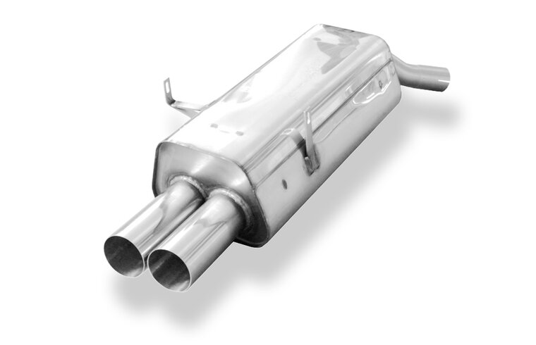 Fox Sportuitlaat FOX Sport uitlaat geschikt voor BMW E36 316/ 318/ 320/ 323/ 325 achterdemper - 2x76 Type 10