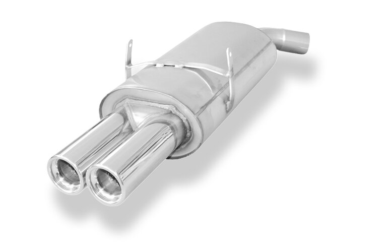 Fox Sportuitlaat FOX sportuitlaat geschikt voor BMW E36 318is, achterdemper &Oslash;63,5 - 2x76 type 13