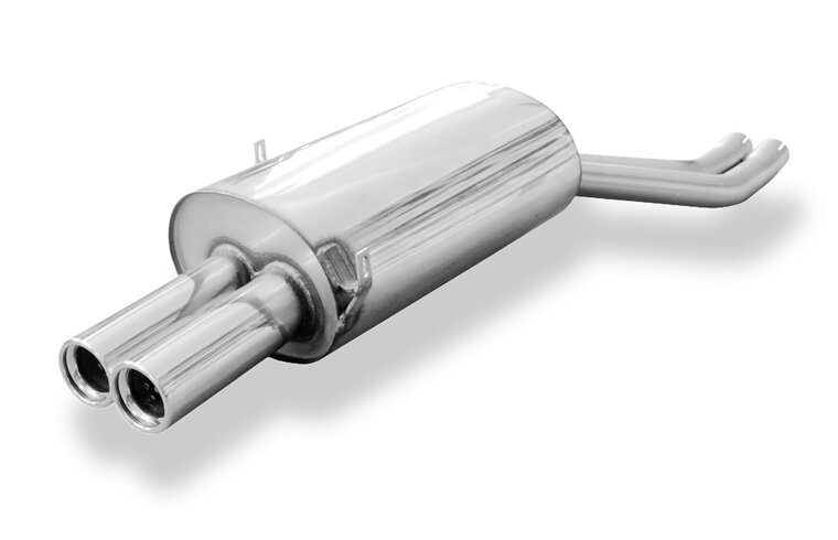 Fox Sportuitlaat FOX Sport uitlaat geschikt voor BMW E46 320/ 323/ 325/ 328/ 330, dubbele uitlaatdemper - 2x76 Type 13