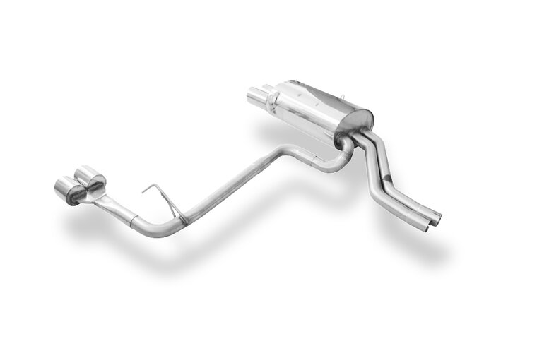 Fox Sportuitlaat FOX Sport uitlaat geschikt voor BMW E46 E46 330d/ 330xd Achterdemper, rechter/linker uitlaat, dubbele uitlaat - 2x90 Type 14 rechts/links
