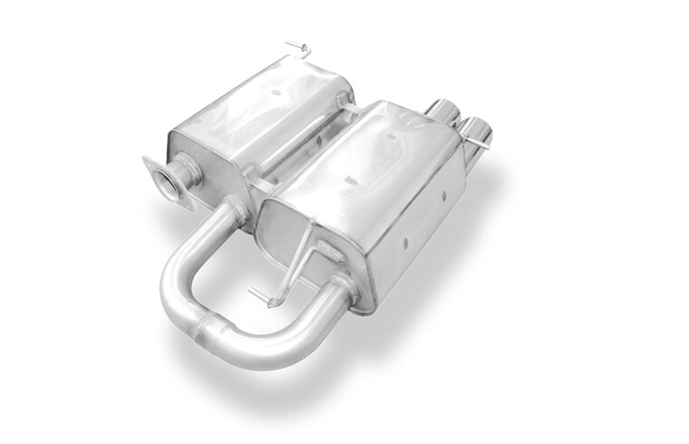 Fox Sportuitlaat FOX Sport uitlaat geschikt voor BMW E90/91 318i/320i achterdemper - 2x76 Type 13