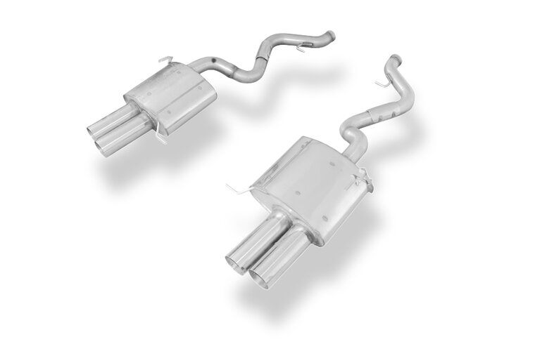 Fox Sportuitlaat FOX Sport uitlaat geschikt voor BMW E90 M3 Sedan, achterdemper rechts/links - 2x90 Type 10 rechts/links