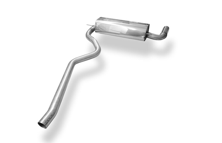 Fox Sportuitlaat FOX Sport uitlaat geschikt voor BMW F30 F31 - 118i achterdemper - 1x80 type 17