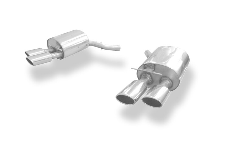 Fox Sportuitlaat FOX Sport uitlaat geschikt voor BMW E63/64 645i 650i Achterdemper rechts/links - 2x115x85 Type 44 rechts/links