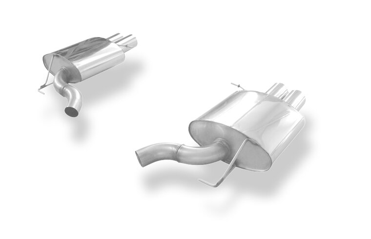 Fox Sportuitlaat FOX sportuitlaat geschikt voor BMW F12/F13/F06 - 640i met M-Pa achterdemper rechts/links - 2x90 type 12 rechts/links