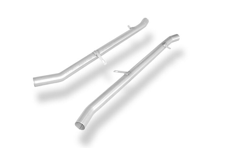 Fox Sportuitlaat FOX Sport uitlaat geschikt voor BMW E38 730i/ 735i/ 740i, vervangingspijpen voor de voordemper