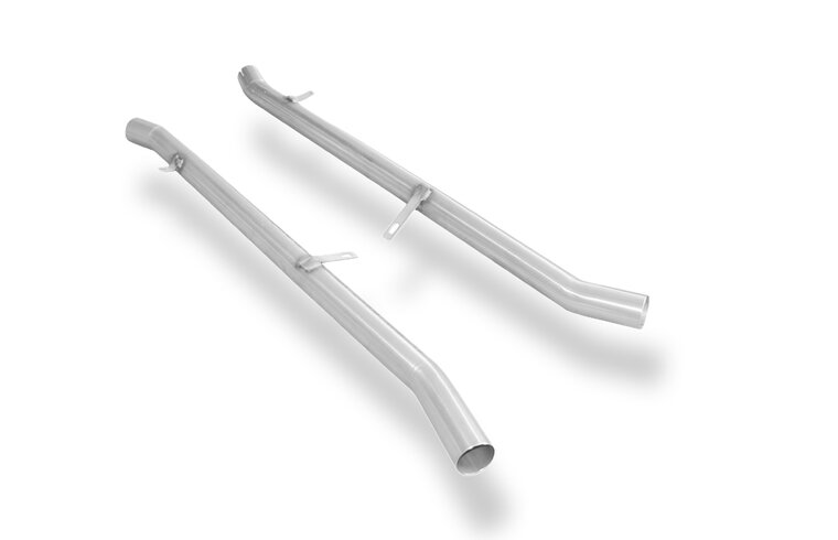 Fox Sportuitlaat FOX Sport uitlaat geschikt voor BMW E38 730i/ 735i/ 740i, vervangingspijpen voor de voordemper