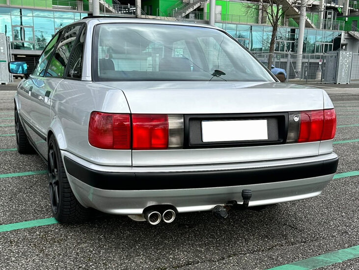 Fox Sportuitlaat Audi 80 Type B4 Sedan &amp; Avant Dubbele uitlaatdemper - 2x76 Type 13