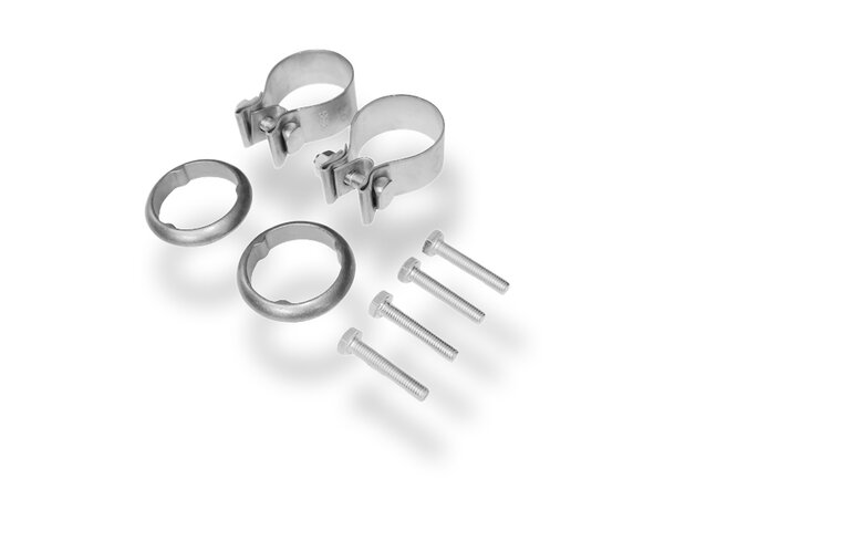 Fox Sportuitlaat Verbindingspijp voor Audi 80 Type B4 quattro modellen met dubbele katalysator