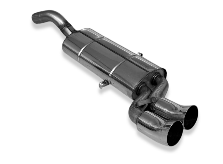 Fox Sportuitlaat Audi 80/90 Type 81 achterdemper - 2x76 Type 18