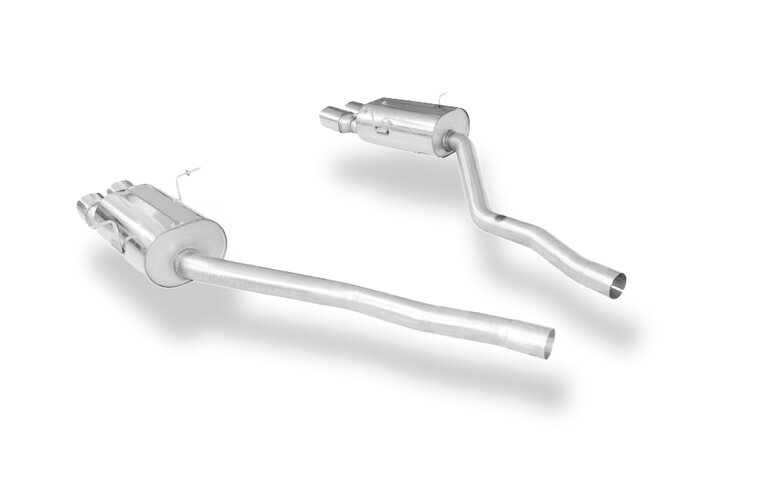Fox Sportuitlaat FOX Sport uitlaat geschikt voor BMW E31 850i achterdemper rechts/links - 2x93x79 Type 70 rechts/links
