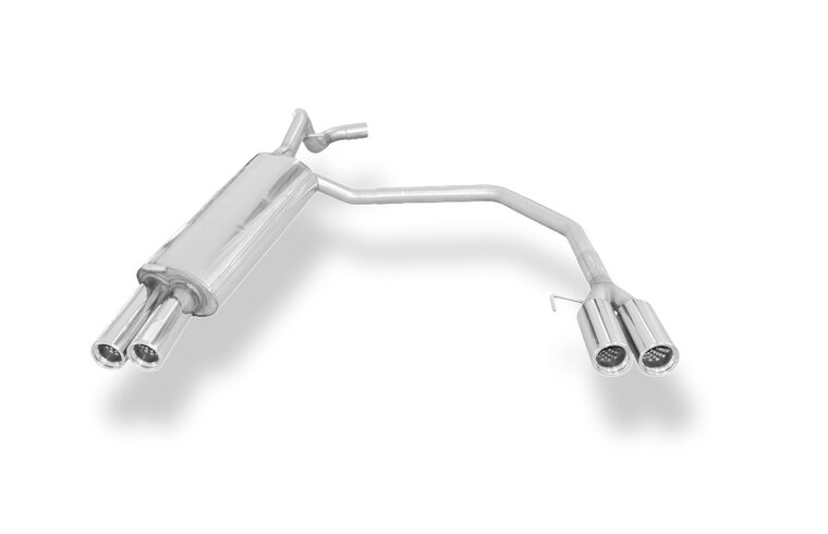 Fox Sportuitlaat Audi A3 Type 8L achterdemper, rechter/linker uitlaat - 2x76 Type 13 rechts/links