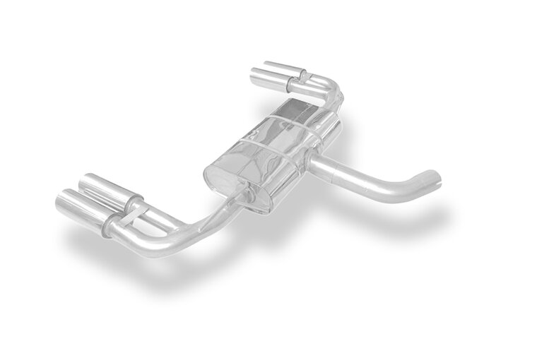 Fox Sportuitlaat Audi A3 - 8V Sedan/Cabriolet "S-Line of S3 Bumper" Achterdemper dwarsuitgang rechts/links - 2x80 Type 16 rechts/links