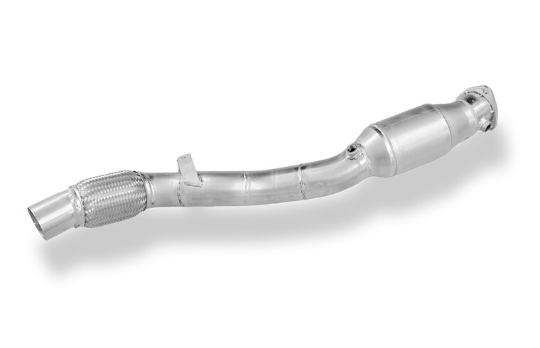 Fox Sportuitlaat Audi A4 B5 - Downpipe 76 mm voor voorwielaandrijving met 300-cellige HJS-katalysator