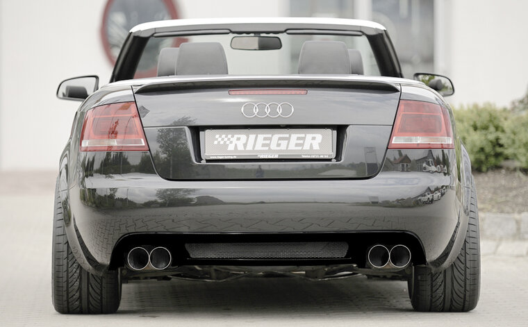 Fox Sportuitlaat Audi A4 Type 8H Rieger achterdemper rechts/links - 2x80 Type 10 rechts/links, compatibel met Rieger achterdiffuser RIE00088077