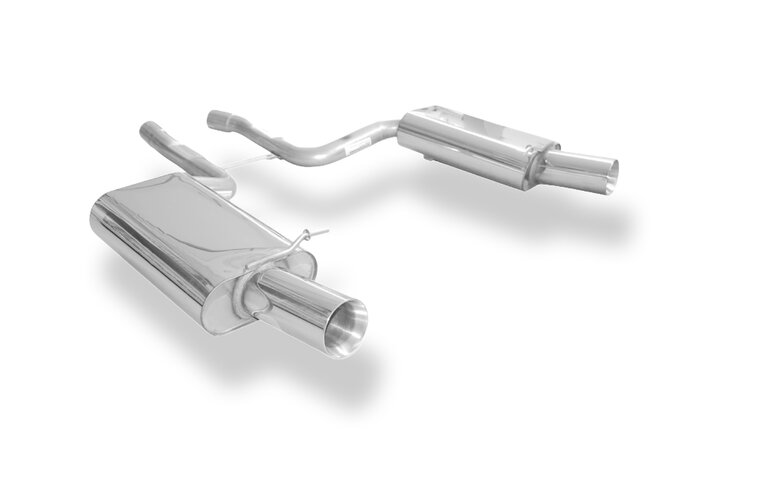 Fox Sportuitlaat Audi A4 quattro B7 - 3.2l Achterdemper rechts/links - 1x100 Type 24 rechts/links