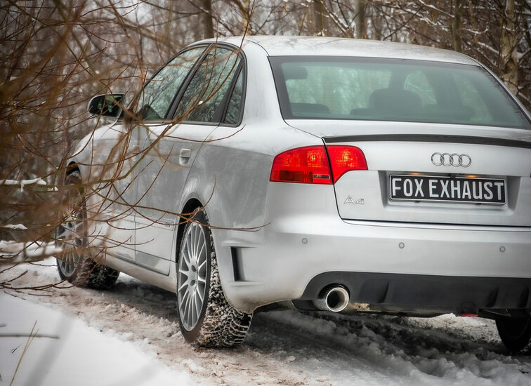 Fox Sportuitlaat Audi A4 Type B7 DTM Edition Achterdemper Rechts/Links - 1x100 Type 25 Rechts/Links