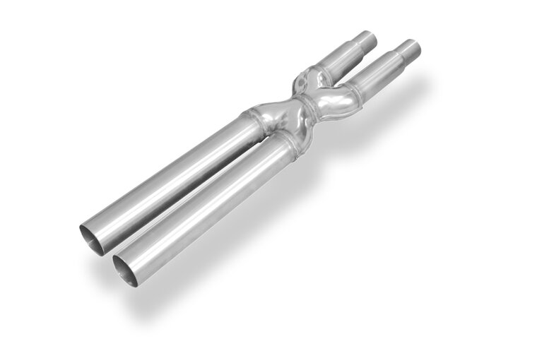 Fox Sportuitlaat Audi A6/S6 Type 4B quattro verbindingspijp voor modellen met katalysator (dubbel)