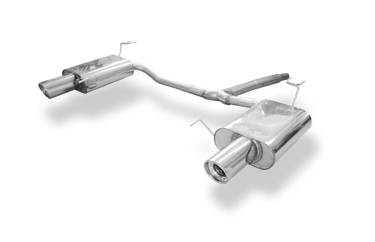 Fox Sportuitlaat Achterdemper rechts/links voor Honda Accord VIII CU2/CW2 Sedan &amp; Tourer - 1x100 Type 17 Rechts/Links