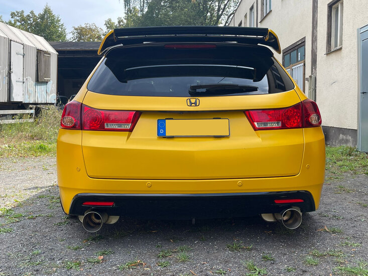 Fox Sportuitlaat Achterdemper Honda Accord VIII CU1/CW1 Sedan &amp; Tourer Rechts/Links - 1x114 Type 24 Rechts/Links