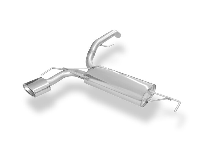 Fox Sportuitlaat Opel Adam S achterdemper, dwars, linker uitgang - 140x90 type 44 links