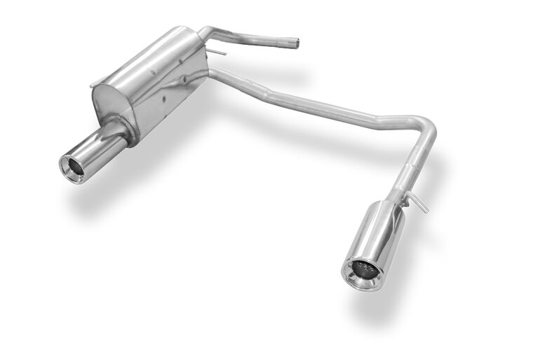 Fox Sportuitlaat Achterdemper uitlaat rechts/links voor Seat Arosa 6H/ VW Lupo 6X - 1x90 Type 13 rechts/links