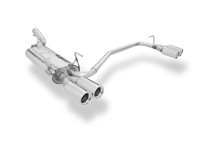 Fox Sportuitlaat Opel Astra F Caravan achterdemper rechts/links 3-puntsophanging &Oslash;63,5 mm - 2x80 type 13 rechts/links