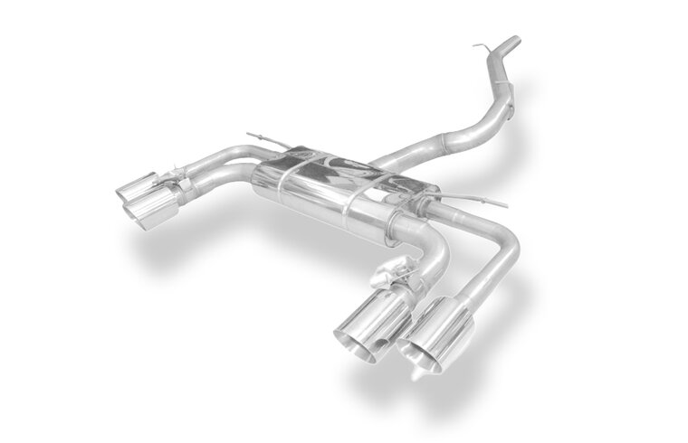 Fox Sportuitlaat Cupra Ateca/ Seat Ateca Cupra 4x4 - 5FP Half uitlaatsysteem vanaf katalysator - 2x100 Type 25 rechts/links - met 2 elektronische kleppen