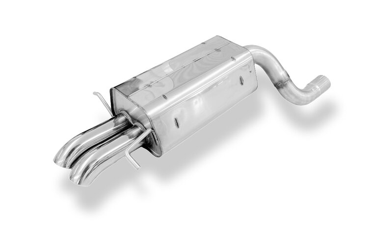 Fox Sportuitlaat Mercedes C-Klasse W203/S203 Achterdemper - 2x63 Type 28